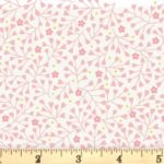 Heart Floral Pink on Cream