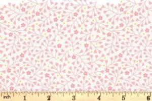 Heart Floral Pink on Cream