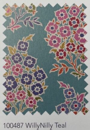 Pie in the Sky – WillyNilly Teal  1/2 Yard Cut